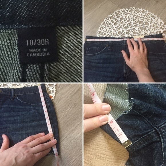 NWT Universal Thread Dark Wash Denim Shorts Cutoff - Picture 7 of 8